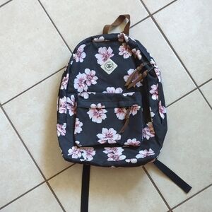 Obey Floral Navy Backpack